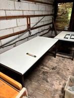 Stevige metalen werktafel / atelier- of hobbytafel – 180x80, Ophalen, Zo goed als nieuw