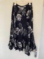 Zijden Rok in zwart en wit, Zwart, Ophalen of Verzenden, Zo goed als nieuw, Maat 34 (XS) of kleiner