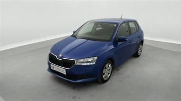 Skoda Fabia 1.0 TSI Style (bj 2019), Auto's, Stof, Gebruikt, 110 g/km, Blauw
