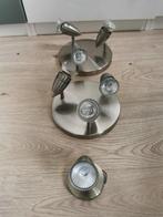3 Plafondlampen/spots, Ophalen, Gebruikt, Metaal