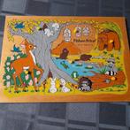 Fisher price vintage houten puzzel uit de jaren zeventig, Kinderen en Baby's, Ophalen of Verzenden, Zo goed als nieuw