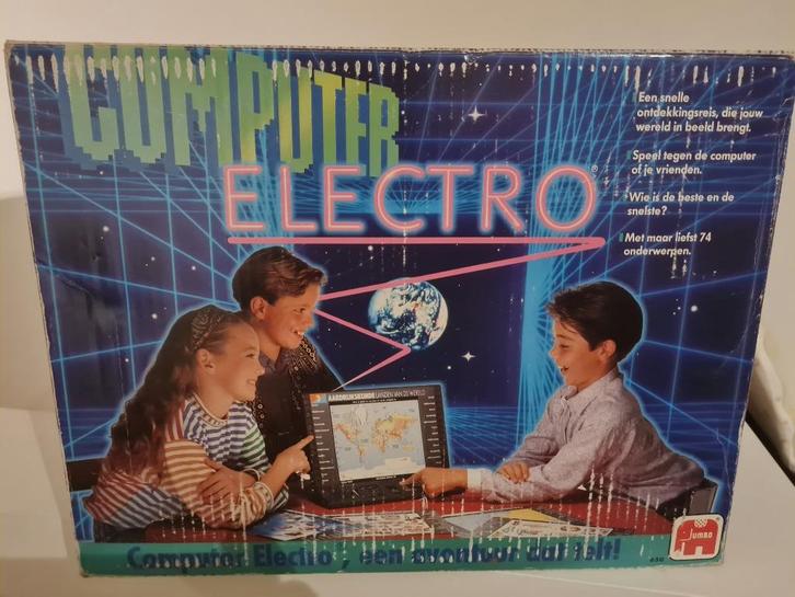 Computer elektro -  jumbo met 140 kaarten, Kinderen en Baby's, Speelgoed | Educatief en Creatief, Ophalen of Verzenden