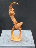 statue de grenouille ( 2 ) en fonte patinée rouillé ., Animal, Enlèvement ou Envoi, Métal, Neuf