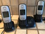 telefoonset philips gigaset 415, Telecommunicatie, Vaste telefoons | Handsets en Draadloos, Ophalen, Zo goed als nieuw, 3 handsets