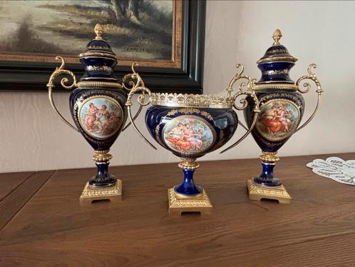 Set van 3 antieke vazen, Antiek en Kunst, Antiek | Vazen, Ophalen of Verzenden