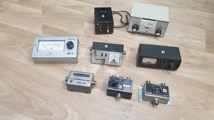 jw1328 : partij CB materiaal. accessoires , versterker , SWR, Hobby en Vrije tijd, Elektronica-componenten, Gebruikt, Ophalen of Verzenden