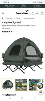 Tent met verhoogd campingbed- opblaasbaar matras-waterdicht, Caravans en Kamperen, Tenten, Ophalen