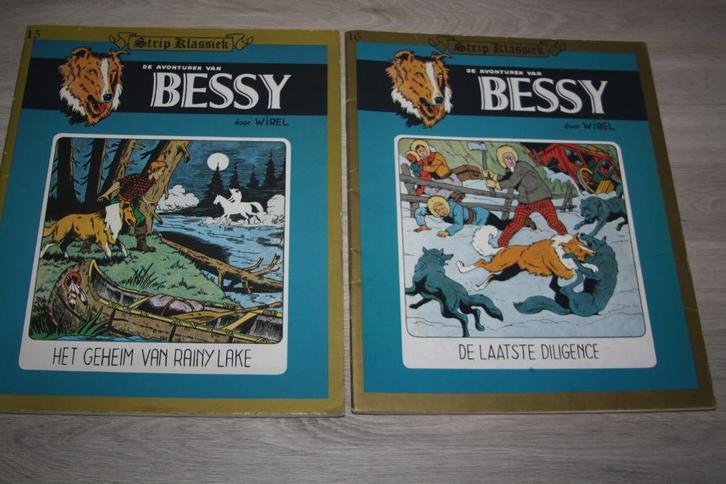Strip Klassiek , Bessy nr 15 + 16 , 1983 , Willy Vandersteen, Boeken, Stripverhalen, Gelezen, Meerdere stripboeken, Ophalen of Verzenden