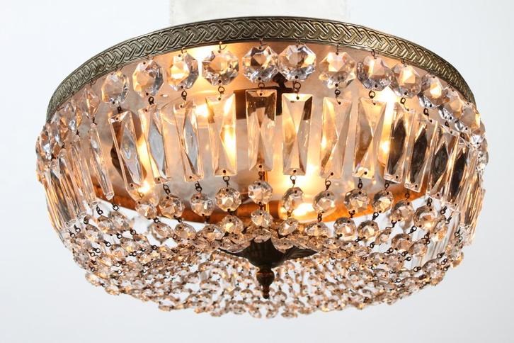 Groter model plafonnière, Antiek en Kunst, Antiek | Verlichting, Ophalen of Verzenden