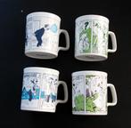 4x Planta 1980 Kuifje tassen tas mug Hergé complete serie, Verzenden, Kuifje, Zo goed als nieuw