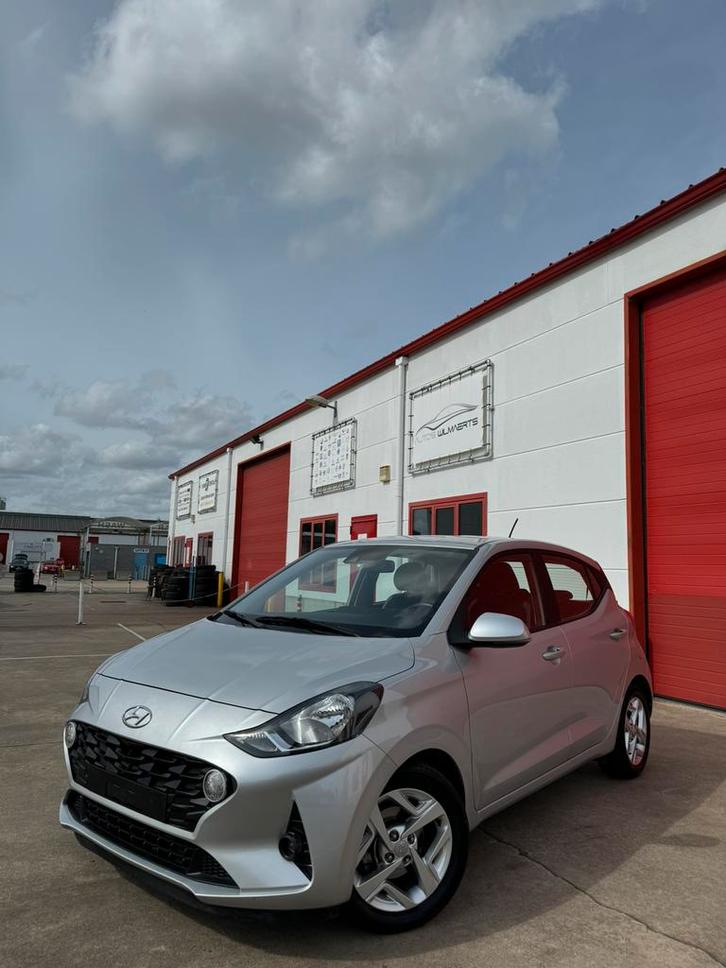 Hyundai I10 2021 10000km navi/applcrply/cam/dab, Auto's, Hyundai, Bedrijf, Te koop, i10, ABS, Achteruitrijcamera, Adaptieve lichten