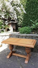 Eiken salontafel jaren 1950, Ophalen, 50 tot 100 cm, 50 tot 75 cm, Eikenhout