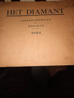 Het diamant - gemeentescholen Hoboken 1924, Ophalen of Verzenden, 20e eeuw of later, Zo goed als nieuw