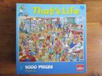 Leuke volledige puzzel van That's Life, 1000 stukjes, zgan, Hobby en Vrije tijd, Ophalen of Verzenden, 500 t/m 1500 stukjes, Legpuzzel