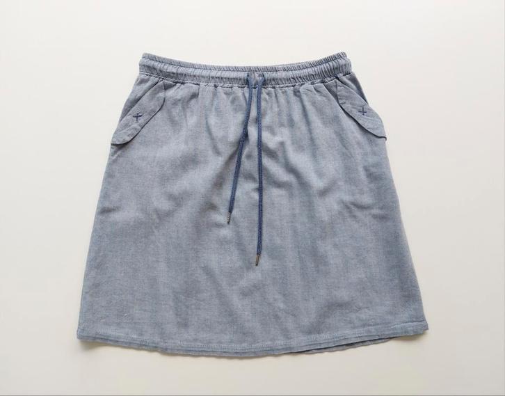 Rok van Pan Producto Básico - maat S, Kleding | Dames, Rokken, Zo goed als nieuw, Maat 36 (S), Blauw, Boven de knie, Ophalen of Verzenden