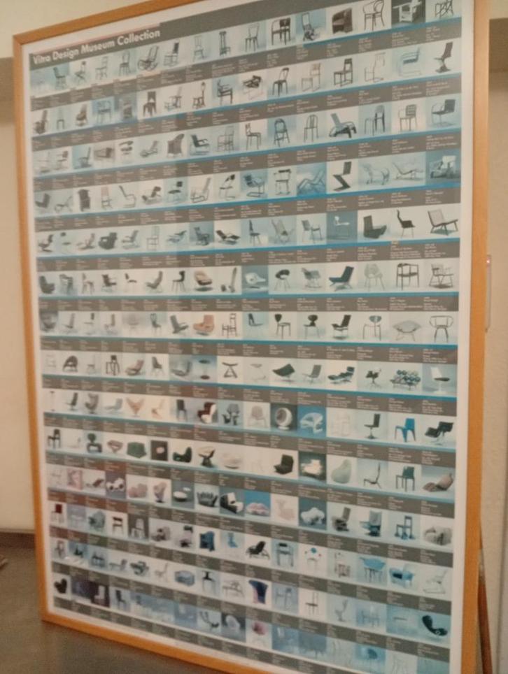 Poster uit de stoelcollectie van Vitra Design Museum —, Antiek en Kunst, Kunst | Designobjecten, Ophalen