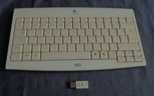 LOGITECH NINTENDO Wii KG-0802 Wireless toetsenbord keyboard, Games en Spelcomputers, Games | Nintendo Wii, Gebruikt, Ophalen of Verzenden