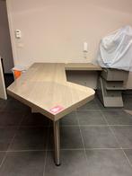 Bureau met ladeblok en ruimte voor PC of printer., Enlèvement, Utilisé, Bureau