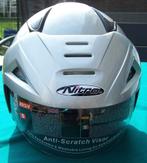 Helm Nitro racing X512V- zilverkleur, maat S, Motoren, Ophalen of Verzenden, S, Overige merken
