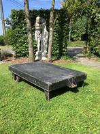 Unieke metalen industriële salontafel loft stijl, Huis en Inrichting, Tafels | Salontafels, Ophalen, Gebruikt