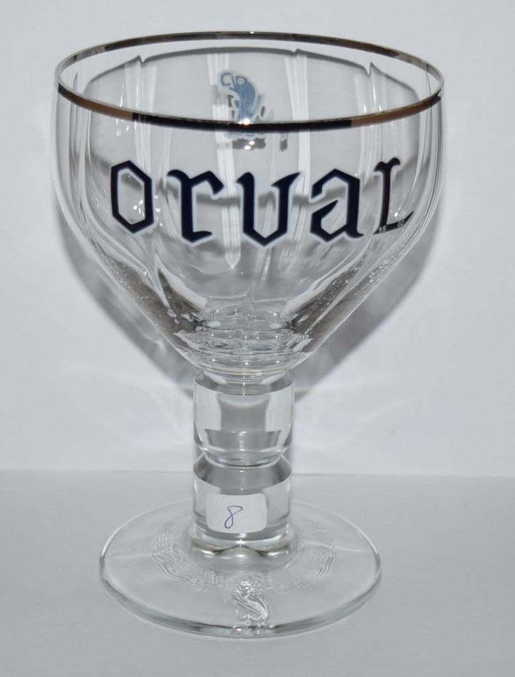 Orval / Dolfijn op voet en glas / Facetten, Verzamelen, Biermerken, Nieuw, Glas of Glazen, Overige merken, Verzenden
