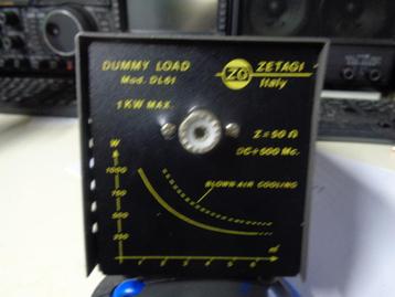 Zetagi DL 61 dummy load 50 Ohm 1 kWatt beschikbaar voor biedingen