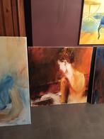 Schilderij ‘Hands piano’ - Olieverf op doek, Antiek en Kunst, Kunst | Schilderijen | Modern, Ophalen