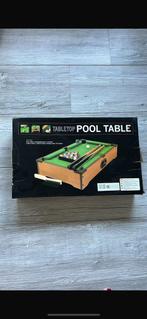 Mini pooltafel, Sport en Fitness, Biljarten en Poolen, Ophalen, Zo goed als nieuw, Pooltafel