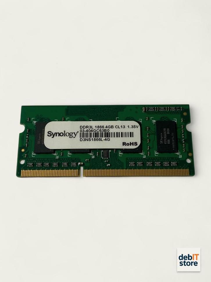 Synology DDR3L *D3NS1866L-4G* originale de 4 Go, Informatique & Logiciels, Mémoire RAM, Neuf, 4 GB, DDR3, Enlèvement ou Envoi
