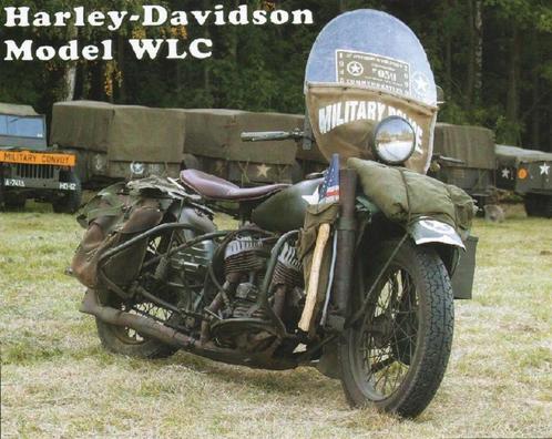 Harley Davidson WLA & WLC werkplaatshandboek in het Frans., Motoren, Handleidingen en Instructieboekjes, Ophalen of Verzenden