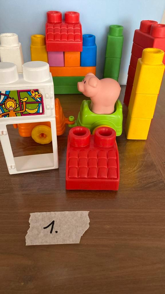 Clementoni clemmy plus zachte blokken klein model set nr 1/6, Kinderen en Baby's, Speelgoed | Bouwstenen, Gebruikt, Overige merken