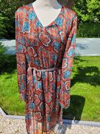 voile kleed large, Kleding | Dames, Jurken, Maat 42/44 (L), Oranje, Ophalen of Verzenden, Zo goed als nieuw