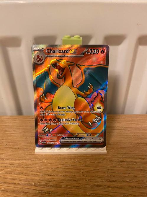 Charizard ex Full Art 183/165 - Pokemon Kaart, Hobby en Vrije tijd, Verzamelkaartspellen | Pokémon, Nieuw, Losse kaart, Foil, Ophalen of Verzenden