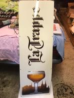 La Trappe emaillerie Belge, blond!!, Ophalen, Zo goed als nieuw, Reclamebord