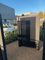 Enkele draaipoort - schuine lamellen, Ophalen, Zo goed als nieuw, Draaipoort