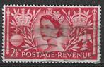 Groot-Brittannie 1953 - Yvert 279 - Elisabeth II (ST), Timbres & Monnaies, Timbres | Europe | Royaume-Uni, Affranchi, Envoi