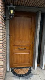 Pvc voordeur met glasraampjes, 80 tot 100 cm, Kunststof, Gebruikt, Vouwdeur