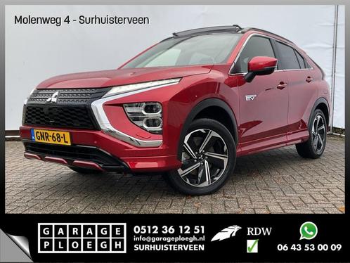 Mitsubishi Eclipse Cross 2.4 PHEV Leer Pano Nav/cam Stoelver, Auto's, Mitsubishi, Bedrijf, Eclipse, 4x4, ABS, Adaptive Cruise Control