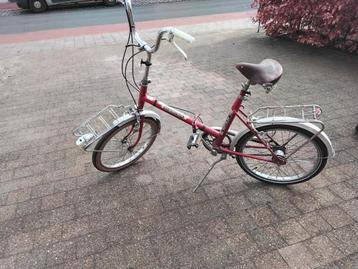 Retro plooifietsen, Fietsen en Brommers, Ophalen, Gebruikt, Deels opvouwbaar, Versnellingen