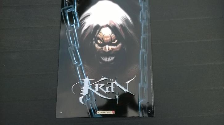 Strips: Metalen plaat “Krän”, Boeken, Stripverhalen, Gelezen, Eén stripboek, Ophalen of Verzenden