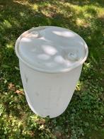 1 witte ton 220l gesloten en 2 blauwe tonnen 200L (geschat), 150 liter of meer, Ophalen, Gebruikt, Kunststof
