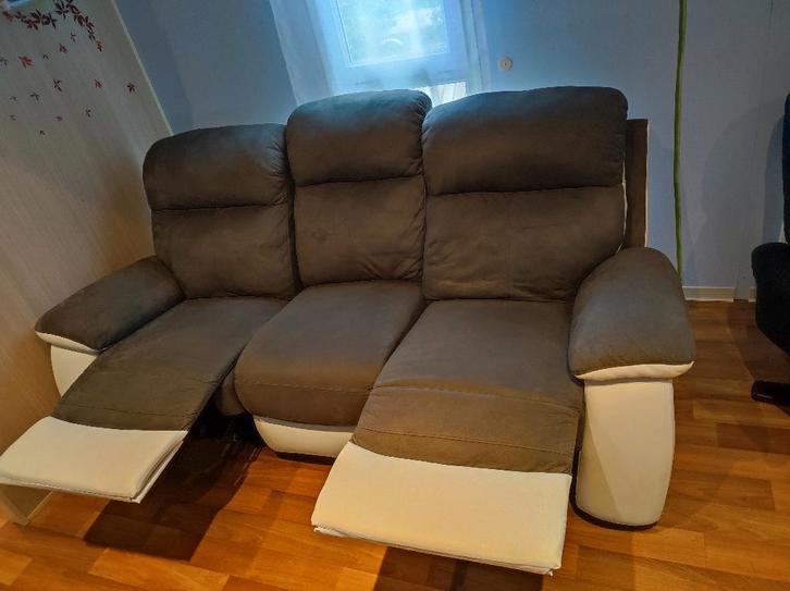 Canapé 3 places, Maison & Meubles, Canapés | Salons, Comme neuf, Trois personnes, 200 à 250 cm, 75 à 100 cm, Synthétique, Tissus