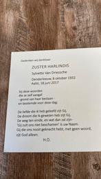 Zuster Sylvette Van Driessche, Verzenden, Bidprentje