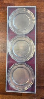 Vintage tinnen schaaltjes - set van 3 stuks, Ophalen of Verzenden