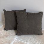 2 coussins, Enlèvement, Comme neuf, Brun