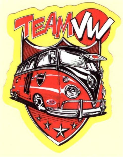 Team VW sticker #8, Autos : Divers, Autocollants de voiture, Envoi