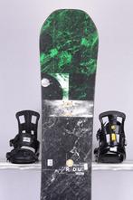 Snowboard 160 BURTON RADIUS WIDE, noir/vert, Envoi, Utilisé, Fixations