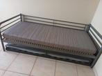eenpersoonsbed + extra bed in schuif, Huis en Inrichting, Slaapkamer | Bedden, Ophalen, 90 cm, Eenpersoons, Zo goed als nieuw
