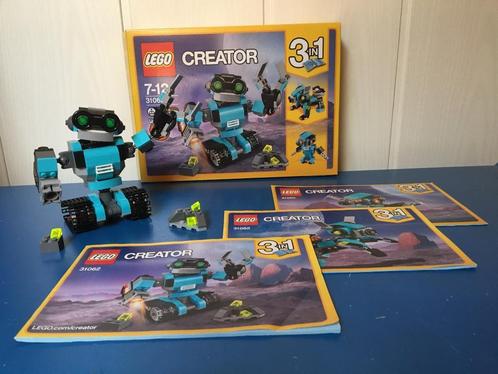 Lego Creator 3 In 1 31062 Robotverkenner, Kinderen en Baby's, Speelgoed | Duplo en Lego, Zo goed als nieuw, Lego, Complete set