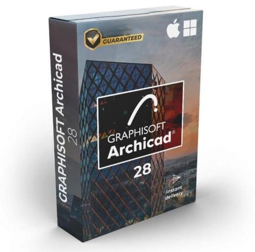 Archicad 28 Clé License 1 Ans, Computers en Software, Office-software, Nieuw, MacOS, Windows, Ophalen of Verzenden